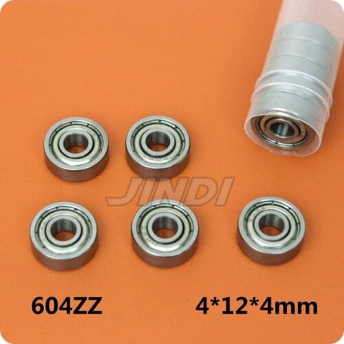 [CM604ZZ]Free Shipping 10pcs chrome steel minisize 604-2z 604zz medical small bearing 604zz 604 4mm*12mm*4mm