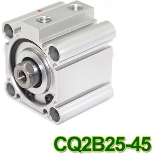 CQ2B25-45 SMC Type CQ2B series 25mm bore 45mm stroke Double Action thin Pneumatic Compact Cylinder high quality CQ2B25*45 25X45