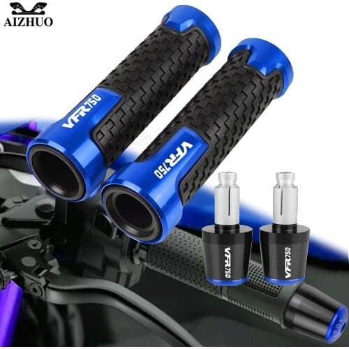 FOR HONDA VFR750 1991-1997 1992 1994 1996 Handlebar Grips 7/8"22mm Motorcycle Accessories Handle Bar Cap End Plug CNC Aluminum