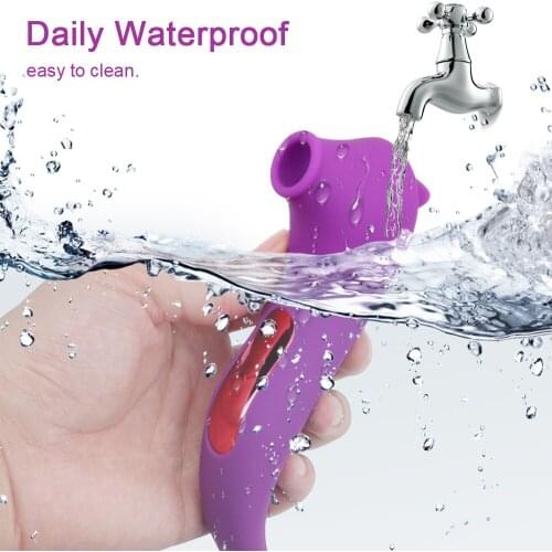 Dual Motors 20 Modes Dildos Nipple Sucker Sex Toys for Women Adults G Spot Clitoris Stimulator Sucking Vibrator