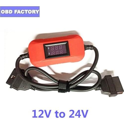12V To 24V OBD2 Scanner Tool Truck Converter Adapter for Launch X431 Easydiag 3.0 Easydiag 2.0 Golo 3 for Heavy Duty Truck Car