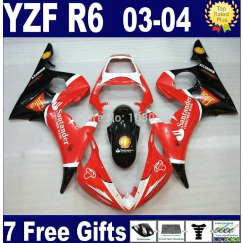 Customize Road race fairing kits For Yamaha R6s Santander 03 04 05 plastics YZF R6 2003 2004 2005 aftermarket moto Fairings p