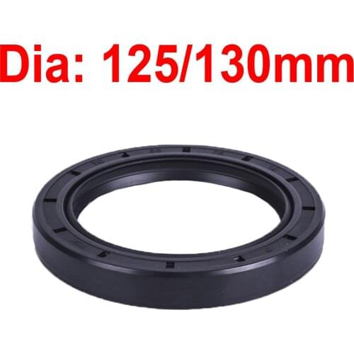 ID 125 130 MM TC Oil Seal Skeleton Spring Steel Black Nitrile NBR Gasket 125x150x10 125x150x12 125x150x13 125x150x14