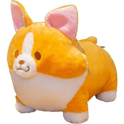 30/40/50CM Kawaii Short-legged Corgi Toy Plush Doll Kawaii Puppy Stuffed Pillow Holiday Gift Home Decoration