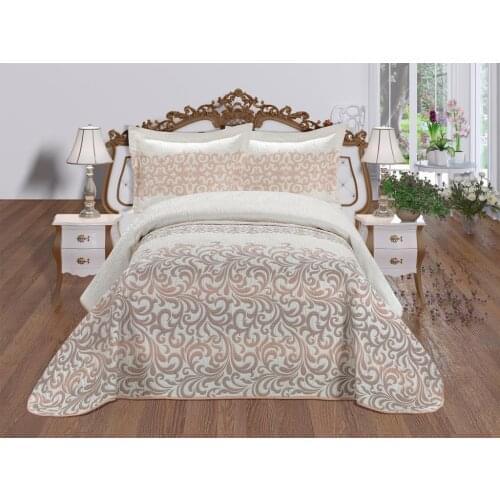 New Season Special Edition Luxurious Comfortable Stylish Aysu Double Bedspread - 4 Different Colors