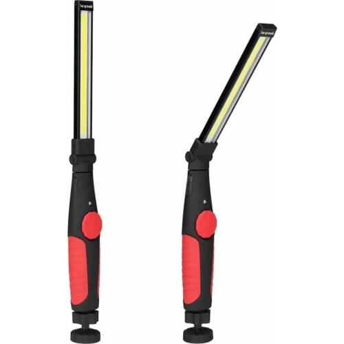 Portable COB Flashlight Torch USB LED Work Light Built-in Battery Magnetic Lanterna Auto inspection Lamp For Outdoor Camping