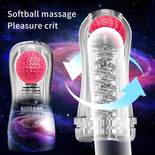 Sex Toy for Man Masturbation Cup Transparent Glans Ball Stimulator Sex Toys for Men Masturbatings Sex Trainer sex shop products