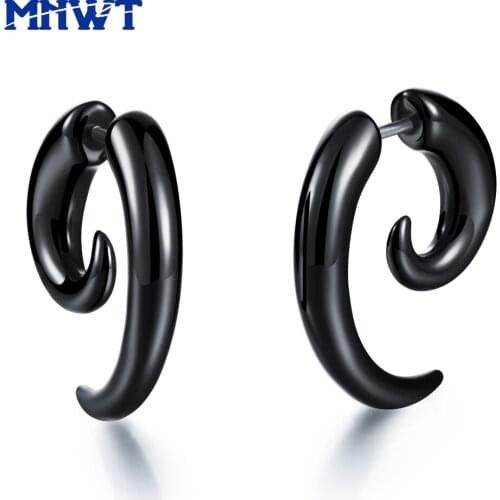 MNWT Pendientes Mujer Moda Fashion Simple Earrings For Women Personality Black Punk Female Pendientes Earring Jewelry Gift