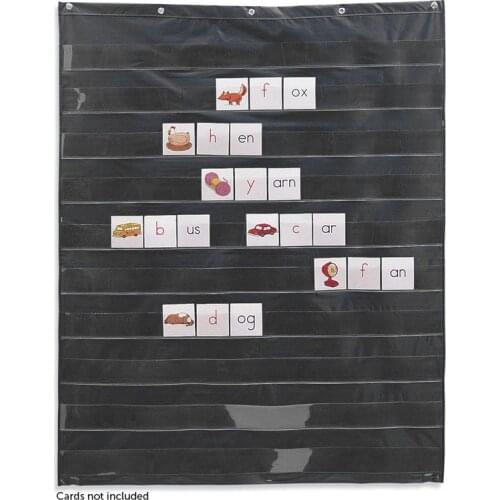 Learning Resources Standard Pocket Chart Education for Home Scheduling Classroom Home Teaching Kids Children Educational Tools