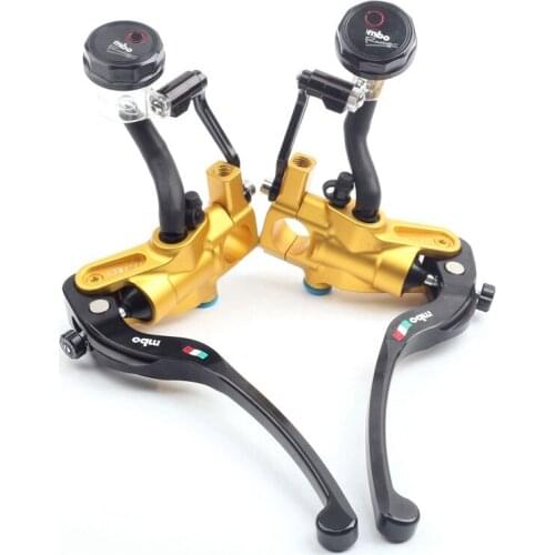 CNC 17.5 RCS Universal Motorcycle Hydraulic brake pump 22mm adjustable double disc brake For Honda Yamaha Kawasaki Suzuki Modify