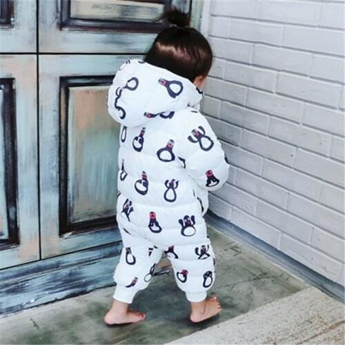 Tonytaobaby Winter Clothes New Baby Small Childrens Clothing Jumpsuit Warm Cotton-padded Clothes Toddler Girl Winter Clothes