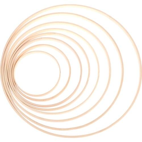 1/5PCsBamboo Frame Embroidery Hoop Ring DIY Needlecraft Cross Stitch Machine Round Loop Hand Household Sewing Tools