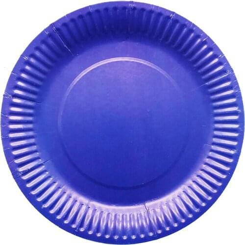 10pcs 7inches deep green theme disposable plates deep blue theme disposable plates baby shower wedding party decorations