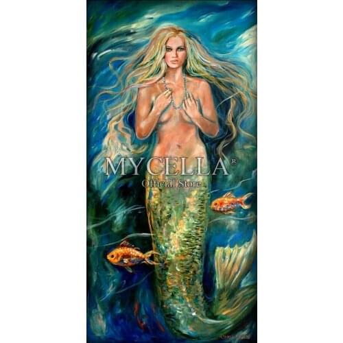 Mermaid,Full Round,Diamond Embroidery,Sea Daughter,Sexy ,5D,Diamond Painting,Cross Stitch,Diamond Mosaic,Needlework,Crafts,Gift