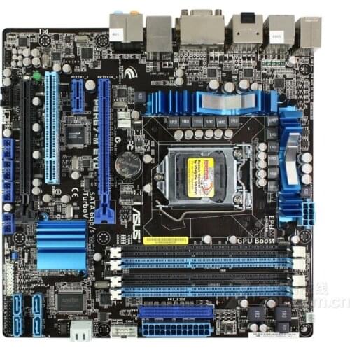 For ASUS P8H67-M EVO motherboard PRO LGA 1155 DDR3 for i3 i5 i7 cpu 32GB USB2.0 USB3.0 H67 USED Desktop motherboard