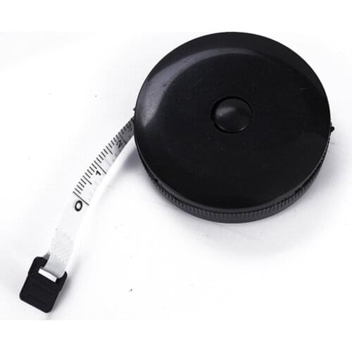 1PC Mini Tape Dual Sided Retractable Tools Ruler Measure Keychain Flexible Portable Multifunction Sewing Telescopic Soft