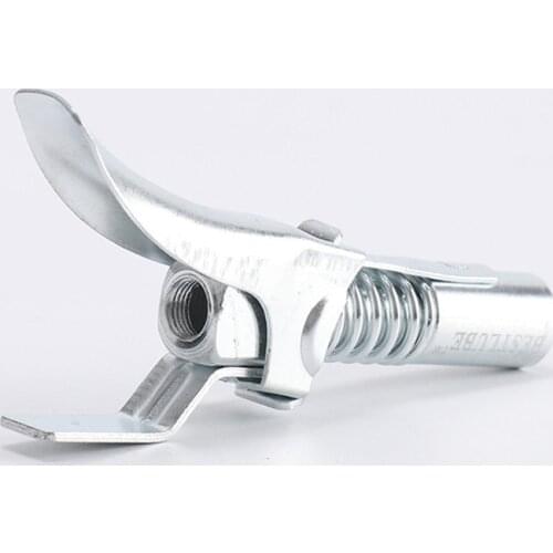 Grease Gun Adapter Hose Kit Gun Lock Grease Coupler Quick Release Lock On Coupling End 1/8” NPT SAE & Metric Zerk Fitting