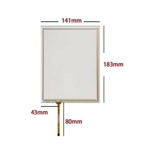 New 8 inch screen wire four wire resistance touch screen 183*141 AT080TN52 V.1 touch panel