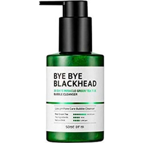 SOME BY MI Bye Bye Blackhead 30 Days Miracle Green Tea Tox Bubble Cleanser Pimple Acne Treatment Blackhead Removal Exfoliating