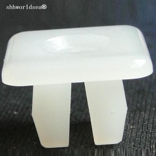 Shhworldsea auto plastic clip 14# Quick wire seat, license plate nut for GM