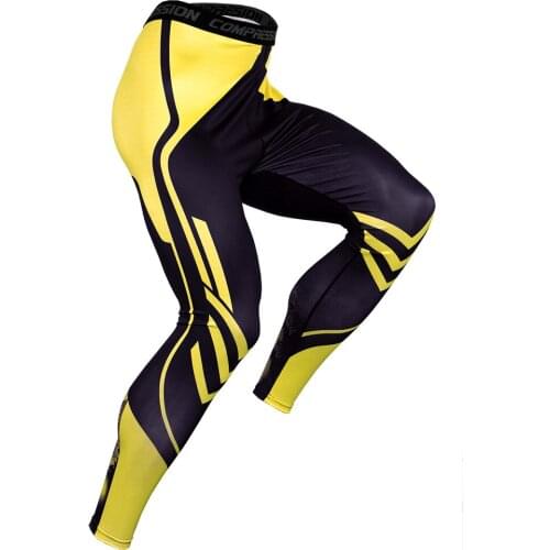 Running Sport Leggings Men Compression Quick dry Tight Pants Gym Fitness Training Bodybuilding Trousers Male Sportswear Leggins