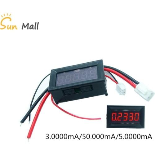 0.36 inch 5 bit/5-digit 0-5.0000mA/50.000mA/3.0000mA High Precision Ammeter/Current Meter