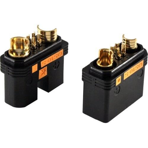 1 Pair QS10-S 180A Anti-spark Battery Male Female Connector Plug for RC Battery