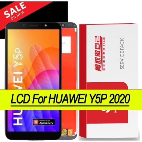 100% Original 5.45'' IPS Display with Frame for Huawei Y5P 2020 DRA-LX9 LCD Touch Screen for Honor 9S DUA-LX9 Repair Parts