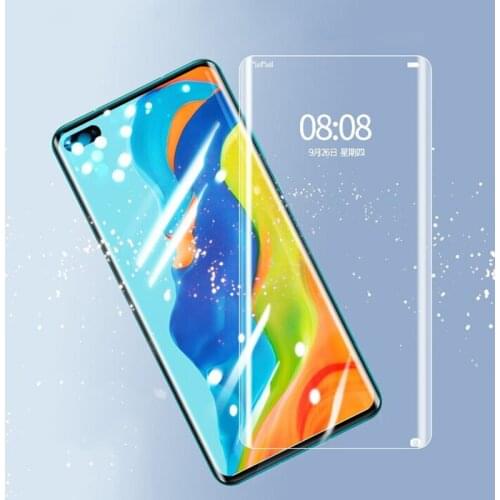 3D UV Glass Tempered Glass for Huawei P40 Pro Plus P40Pro+ P30 Screen Protector for Huawei Nova 7 8 Pro Full Glue Cover Glass