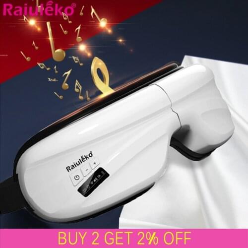 4D Airbag Vibration Eye Massager Eye Care Instrumen Heating Eye Mask Bluetooth Music Eye Massage Glasses Fatigue Pouch & Wrinkle