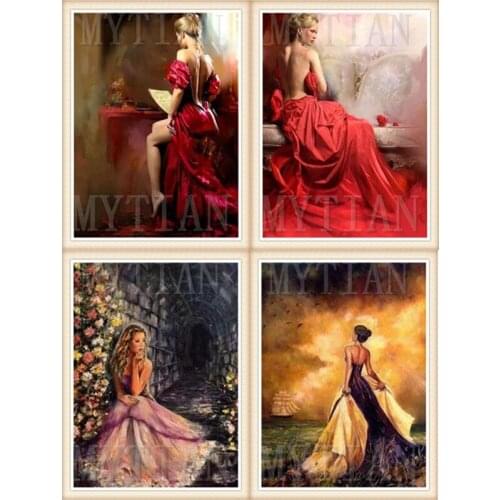 5D DIY Diamond Painting full square/round drill Woman Diamond Embroidery Cross Stitch Kits Home Furnishing decoration