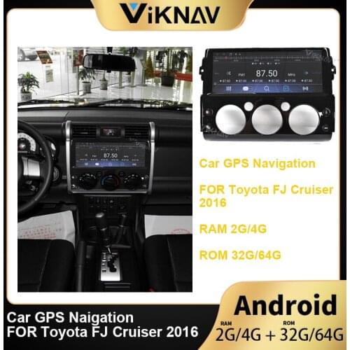 Car radio DVD player GPS navigatio FOR Toyota FJ Cruiser 2016 autoradio multimedia player head unit