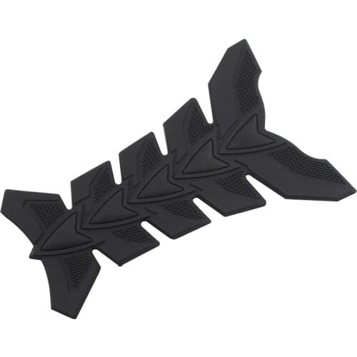 Black Motorcycle Gas Tank Pad Protector Sticker Style motorbike Rubber Oil Tank Stickers For Harley Yamaha Suzuki Kawasaki