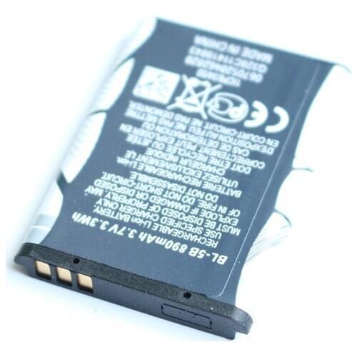 Ciszean 5pcs/lot 890mAh BL-5B Replacement Battery For Nokia 6121C/7260/7360/7620/N80/N90/5208/3230/5070/5140/5140i/5200/5300 ect