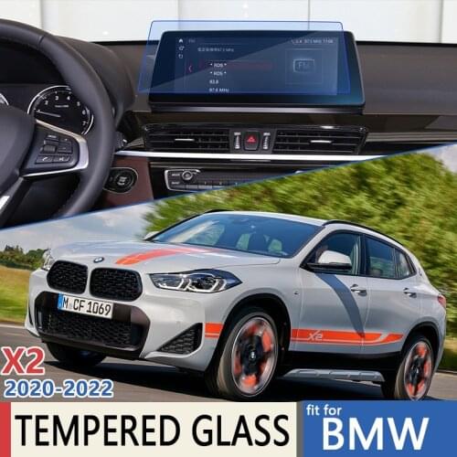 For BMW X2 F39 2020 2021 2022 Car Navigation GPS Film Perfect Fit Touch Full Screen Protector Tempered Glass Cover Accessories