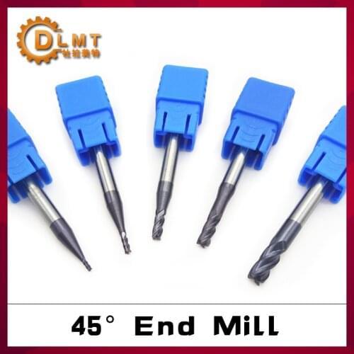 1pc HRC50 2 Flute 3 Flute 4 Flute 1 1.5 2 2.5 3 4 5 6 8 10 12 Milling Cutter EndMills cutting tools CNC machining center