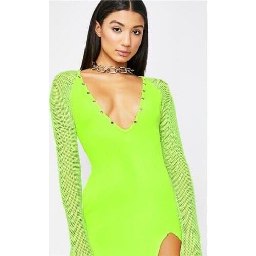 Зеленые летние платья KOWELL China At AliExpress