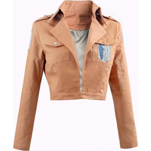 Anime Attack on Titan Cosplay Jacket Shingeki no Kyojin jacket Legion Cosplay Costume Jacket Coat Eren Levi