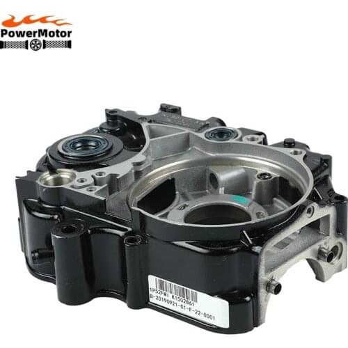 125cc Motorcycle Left CrankCase cover with Bearing For Lifan 125 Horizontal Kick Starter Engines Dirt Pit Bikes Parts