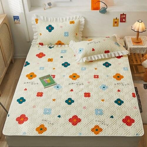 Cartoon Printing Series Cotton Bed Mattress Comfortable Breathability Household Mattress Foldable Tatami Single Double Size