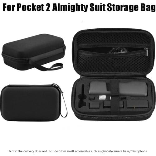 Mini Carrying Case for DJI Pocket 2 Portable Bag Storage Hard Shell Box for Pocket 2 Creator Combo Gimbal Accessories