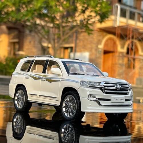 1:24 Toyota Prado SUV Alloy Car Model Diecast & Toy Vehicles Metal Car Model Collection Land Cruiser Model Toy Car Kids Toy Gift