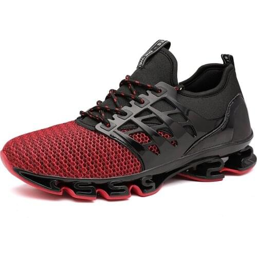 Mens Trainers Breathable Mesh Cross Trainning Trail Running Shoes Blade Sport Sneakers Non-slip Shock Outdoor Sport Shoes
