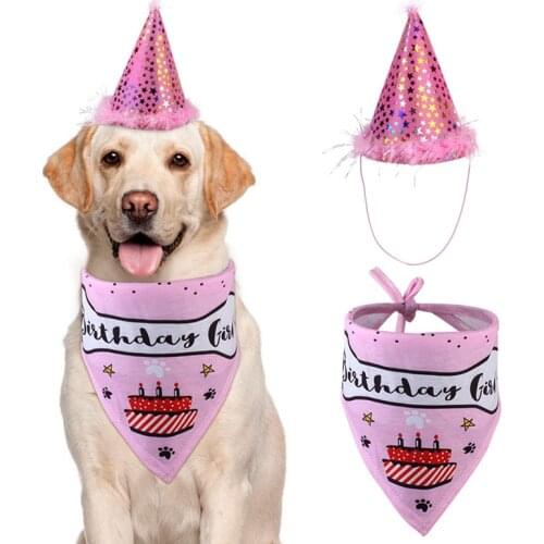 New Dog Birthday Headwear Caps Hat Party Costume Headwear Cat Supplies Dog Birthday Costume Christmas Party Pets Accessories