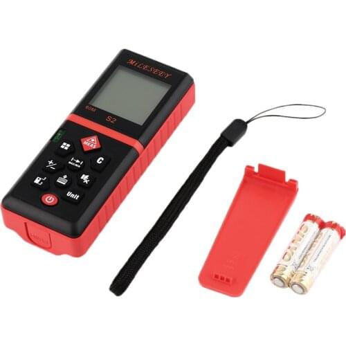 Dropshipping Laser Distance Meter Ultrasonic Beam Pointer Digital LCD Tape Measure Range