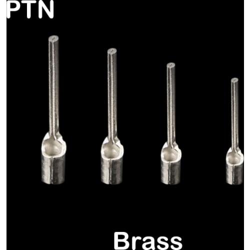 PTN2-13 PTN2-18 Brass Copper TZ Nake Non-Insulated Splice PTN Wire Cable Connector Needle Lug Pin Crimp Terminal