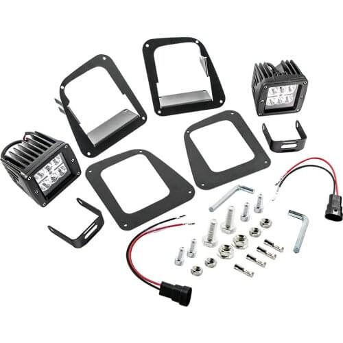 LED Fog Light Pod Front Bumper Mount Wire 24W For Toyota Tundra 14-on