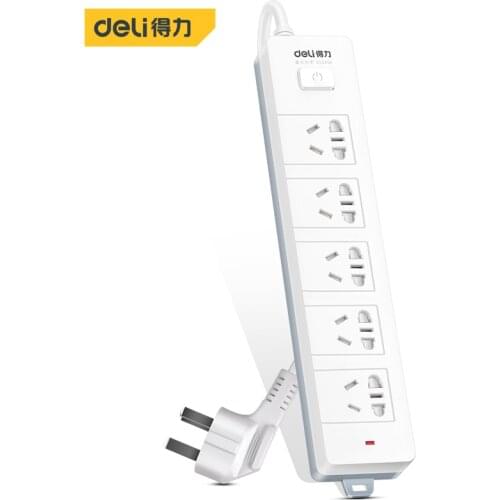 Deli Smart Socket Network Filter Plug Electrical Retractable Power Strip Smartlife Extension Wall Socket For Smartphone Tablets