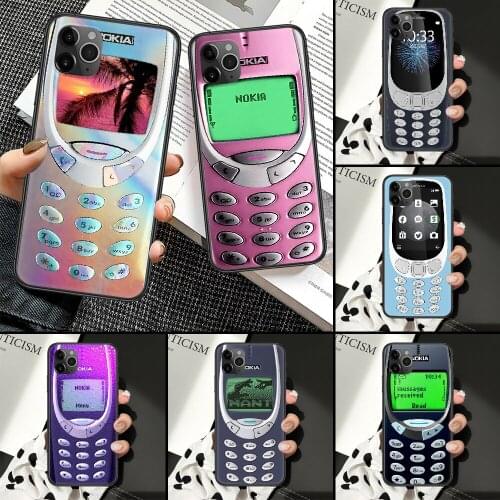 Funny Nokia Phone Case For iphone 5 5S SE 2 6 6S 7 8 11 12 Mini Plus X XS XR Pro Max black art Etui luxury cell cover soft funda