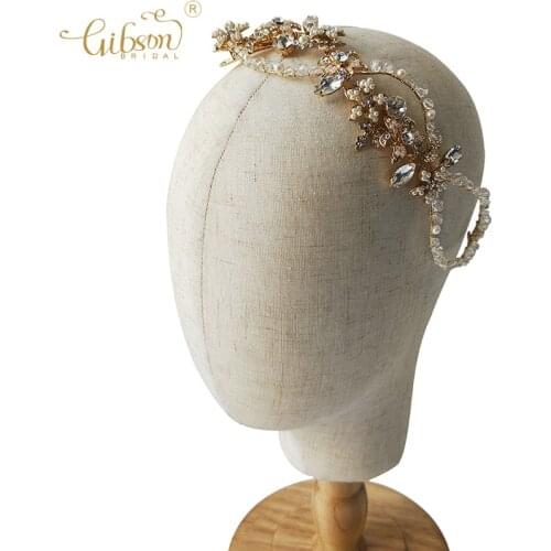 Luxury Hair Accessories Wedding Party Women Ornaments Bridal Hair Clip Vine Headband Tiara Jewelry